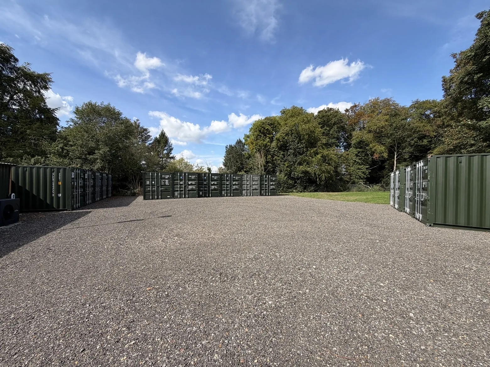 Morris Safe Storage Solutions secure container storage site in Newmarket