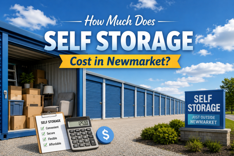 How much does self storage cost in Newmarket — Morris Safe Storage Solutions pricing guide